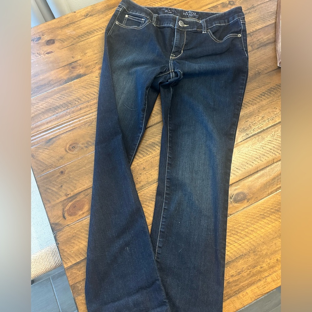 Simply Stretch 678 Dark Blue Denim Jeans. Size 12R